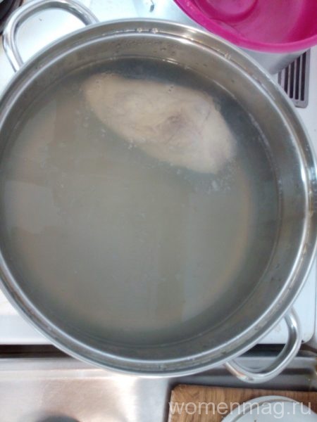 Свекольник: бульон на суп из грудки