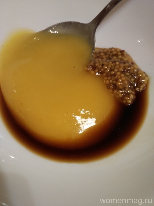 Телячьи ребра в медово-горчичном соусе