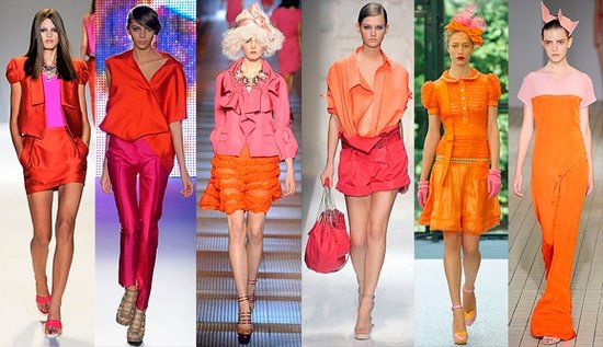 Как правильно носить оранжевый цвет