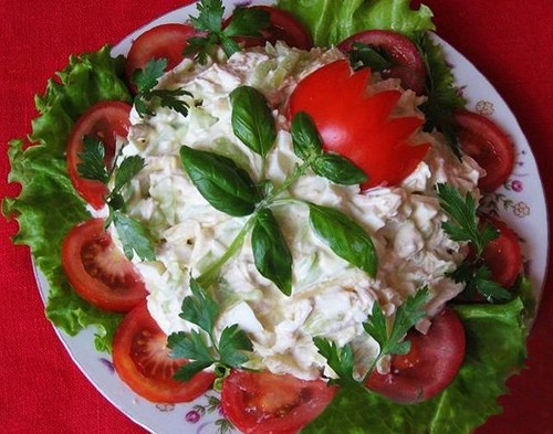 Салат из простых ингредиентов