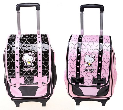 школьный рюкзак Hello Kitty на колесиках