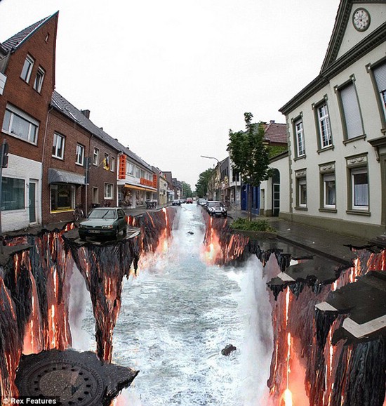 Уличное 3D искусство