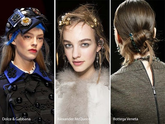Модные тенденции в аксессуарах для волос для предстоящей осени и зимы