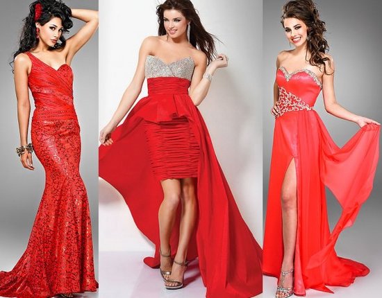 Красные платья для Дня Святого Валентина