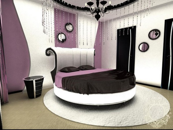 Специфика дизайна круглой спальни