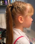 Косички и хвостики: детские причёски для девочек