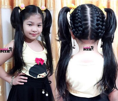 Косички и хвостики: детские причёски для девочек