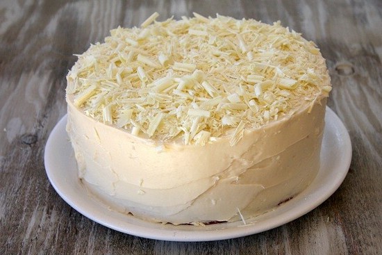 Белый ганаш для покрытия торта