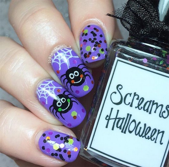 Идеи росписи ногтей для Хэллоуина