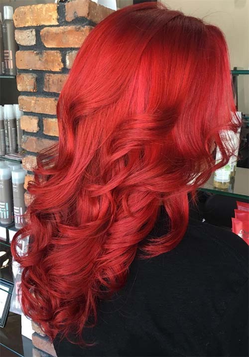 Сто оттенков красного: идеи окрашивания волос