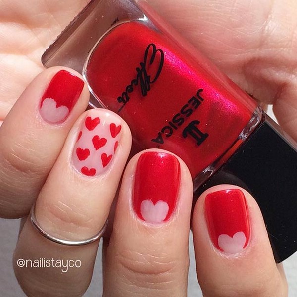 Как украсить ногти на День Святого Валентина