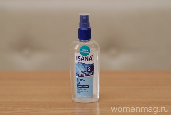 Спрей-гель для укладки волос Isana