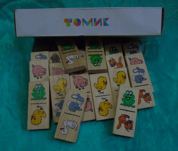 Деревянные игрушки «ТОМИК»: Домино «животные»