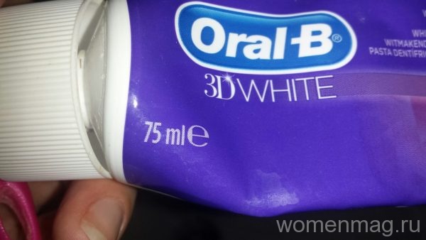 Зубная паста Oral B 3D White