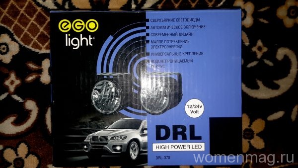 Дневные ходовые огни на Ниву-Шевроле EGO Light DRL-D70