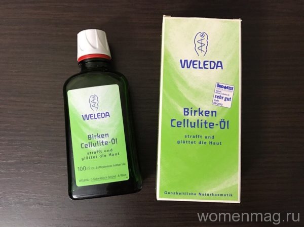 Березовое антицеллюлитное масло Weleda