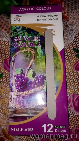 Акриловые краски Acrylic colour LH-6103 12 цветов