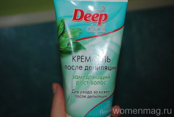 Крем-гель после депиляции Deep depil, замедляющий рост волос