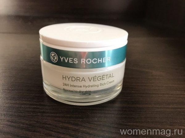 Крем-гель для лица Yves Rocher Hydra Vegetal интенсивное увлажнение 24 Часа