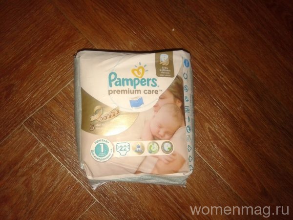 Подгузники Pampers premium care для новорожденных