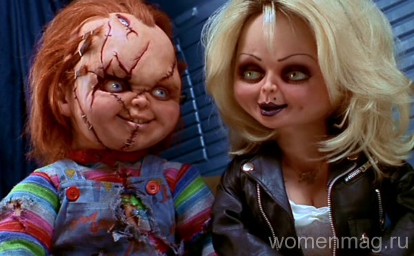 Страшные куклы Чаки и Тиффани в фильме Невеста Чаки / Bride of Chucky (1998)