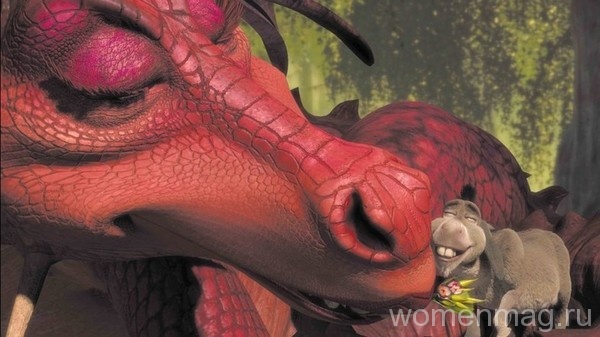 Осёл и Дракон в мультфильме Шрек 2 / Shrek 2 (2004)