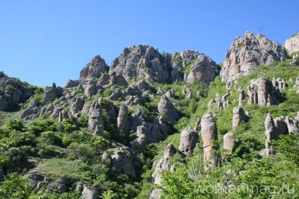 Гора Демерджи (Долина приведений) в Крыму