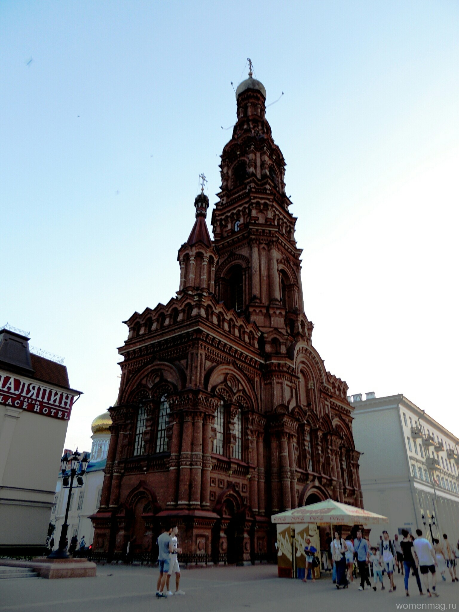 Богоявленская колокольня на Баумана в Казани