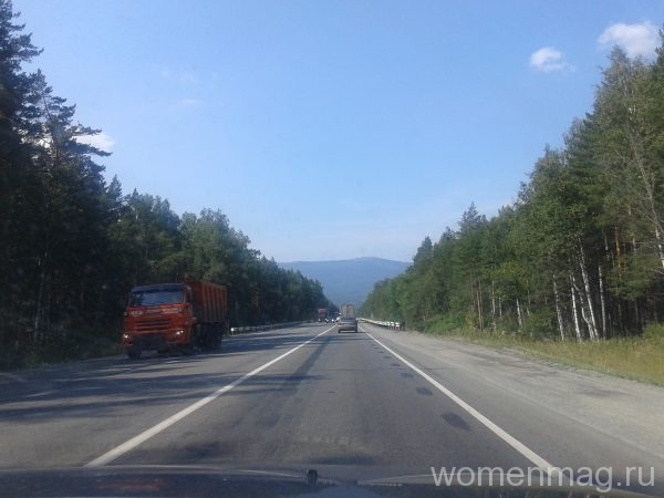 Дорога в Южном Урале