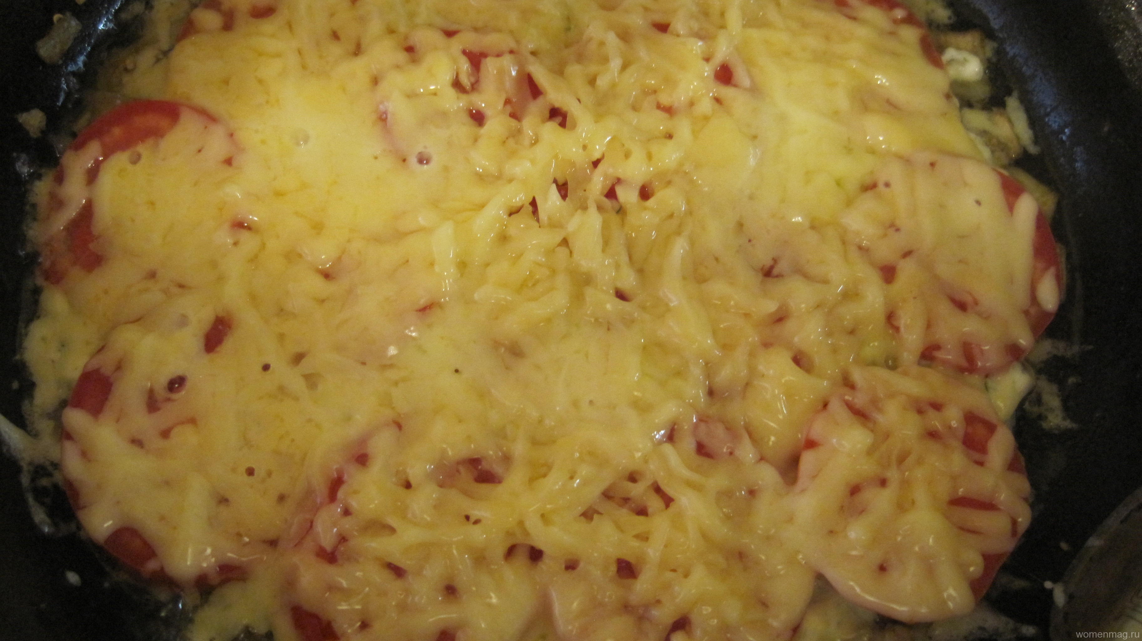 Баклажаны с помидорами и сыром легко и быстро