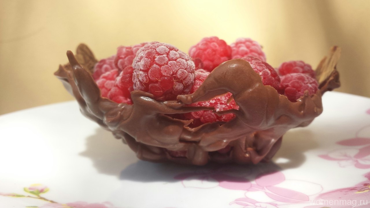Шоколадные корзинки
