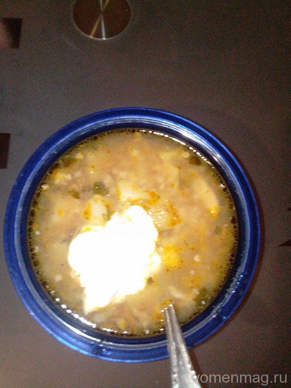 Гречневый суп с курицей