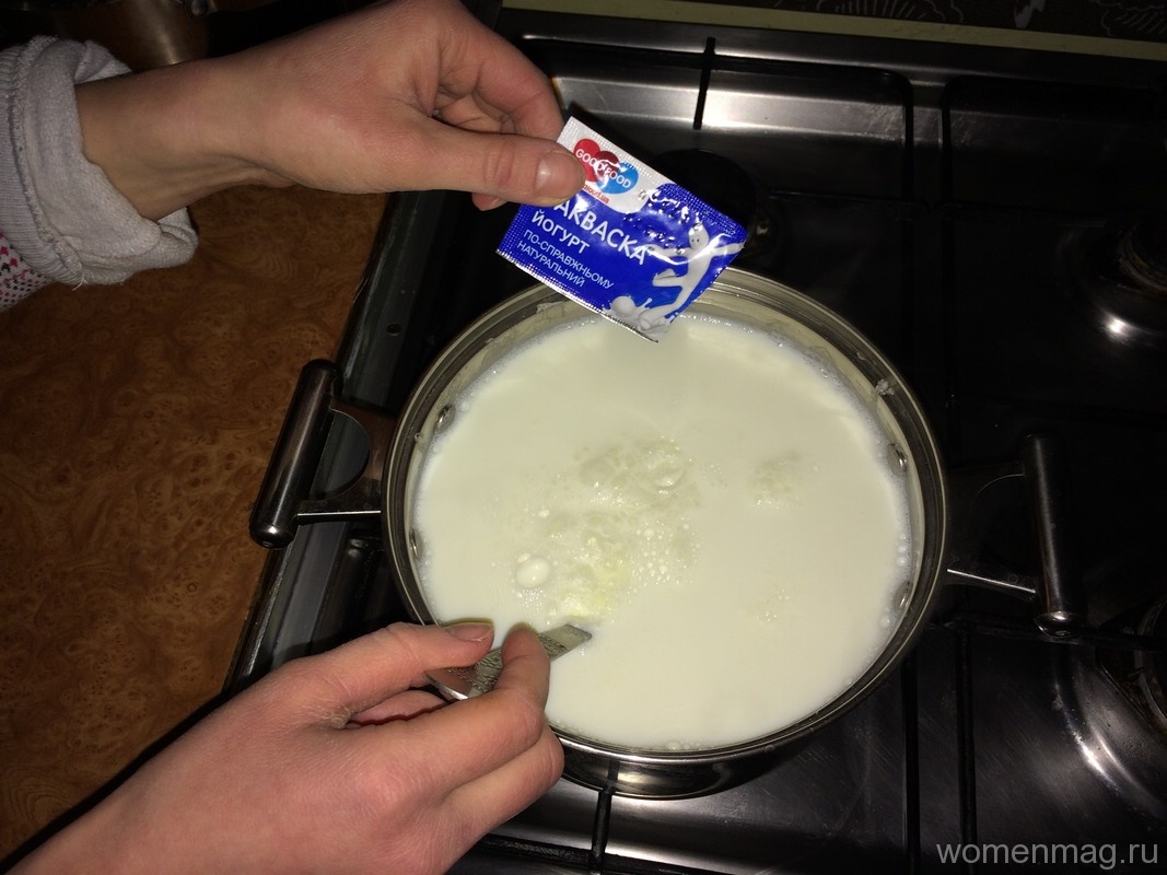 Приготовлен я теста из йогурта