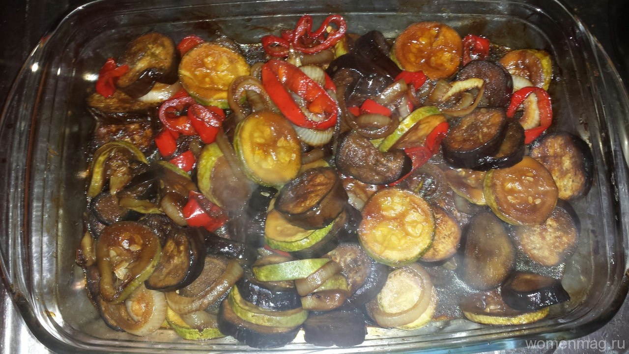 Овощи запеченные в духовке рецепт на протвине с фото пошагово