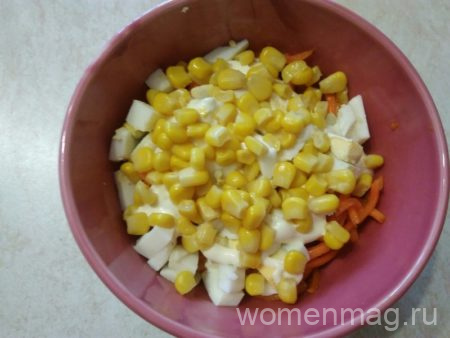Салат из печени с корейской морковью