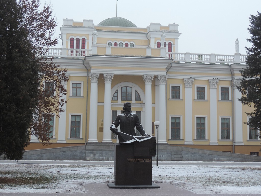 Карта дворцово паркового ансамбля гомель