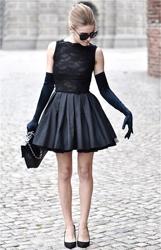 Маленькое черное платье на Хэллоуин
