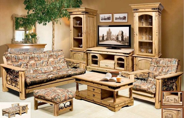 Деревянная мебель из массива сосны