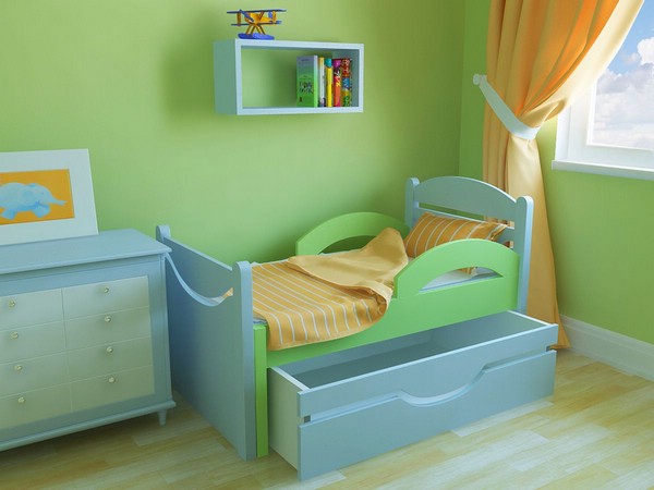Кресло кровать для ребенка от 3 лет с бортиком