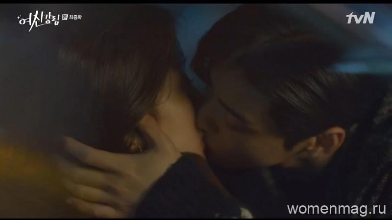 Поцелуй Мун Га Ён и Ча Ын У в сериале Истинная красота