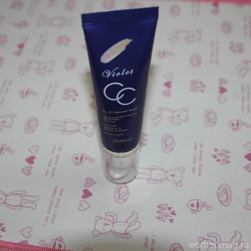 CC крем Violet от Deoproce. Отзыв