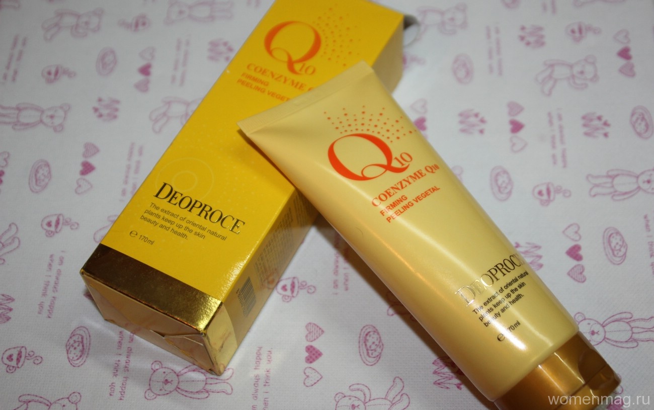 Пилинг для лица Coenzyme Q10 от Deoproce. Отзыв