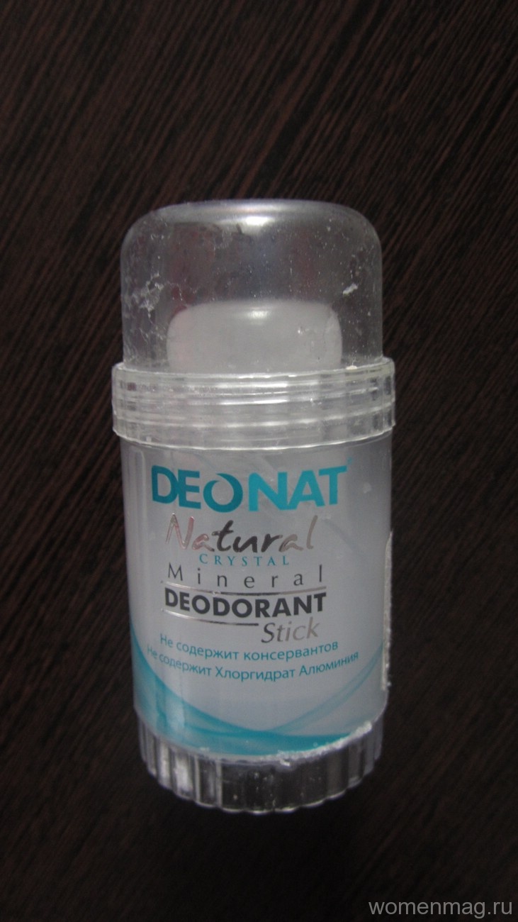Дезодорант-кристалл DeoNat Natural crystal mineral deodorant Stick. Отзыв