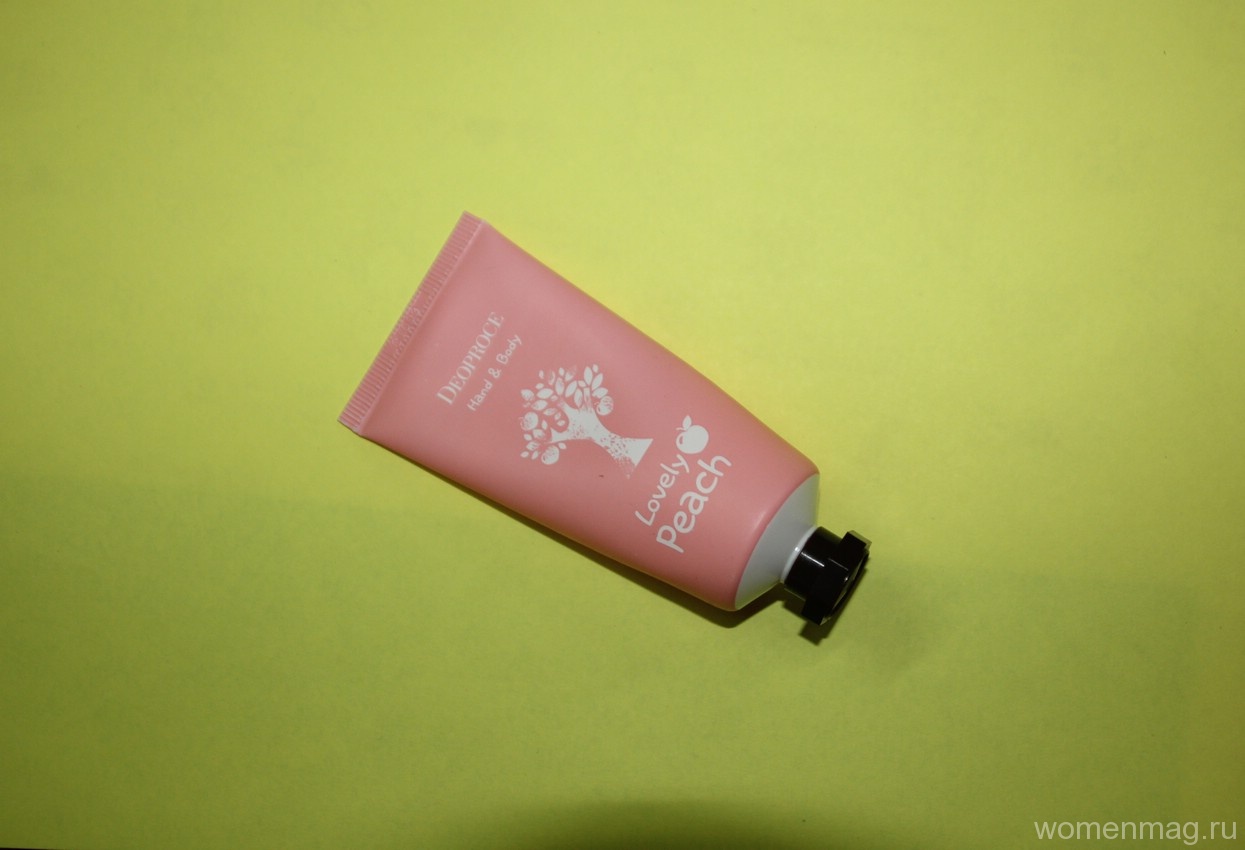 Крем для рук Deoproce «Lovely Peach». Отзыв