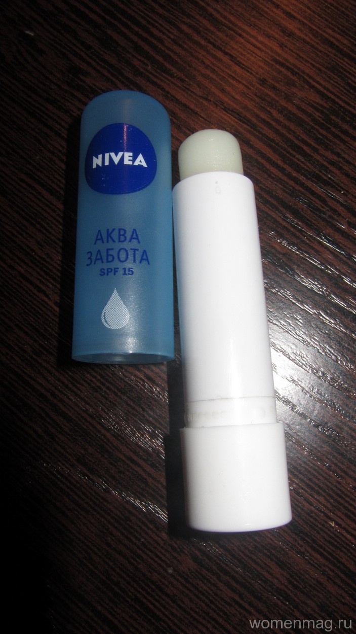 Бальзам для губ Nivea «Аква Забота». Отзыв