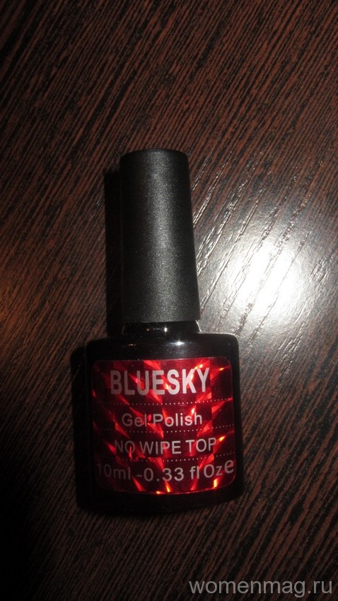 Топовое покрытие для гель-лака Bluesky NO WIPE TOP. Отзыв