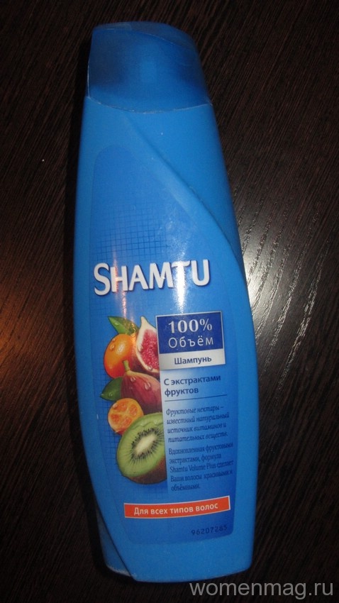 Шампунь Shamtu «100% объем» с экстрактами фруктов. Отзыв