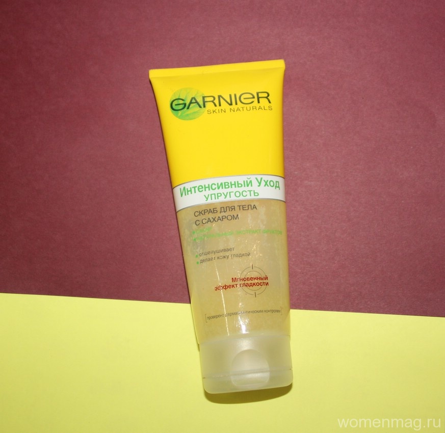 Скраб для тела с сахаром Garnier «Интенсивный уход». Отзыв