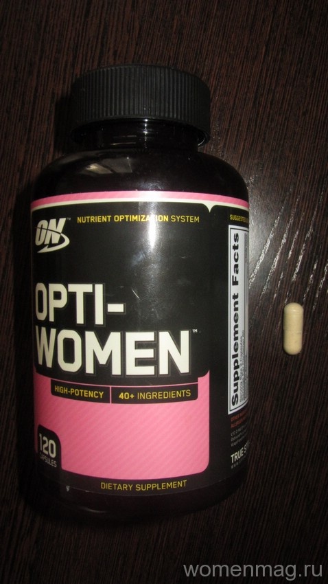 Спортивные витамины ON «Opti-Women». Отзыв