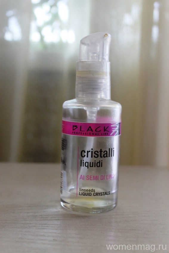 Жидкие кристаллы для волос Black Professional line Cristalli liquidi — спасение для секущихся кончиков. Отзыв
